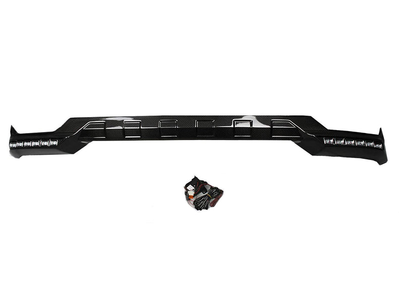 Mercedes-Benz G-Wagon W463 Brabus Carbon Fiber Front Bumper LED Lip Spoiler